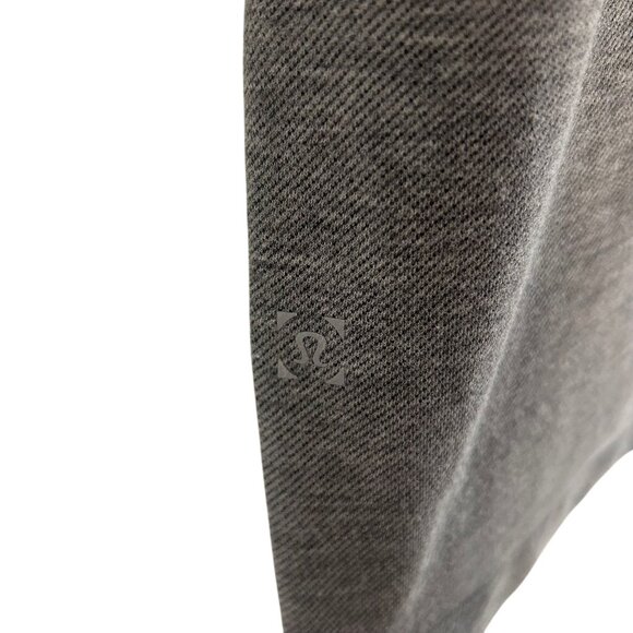 Lululemon Short Sleeve Polo Shirt Men's Size Medium in Gray - Picture 2 of 4